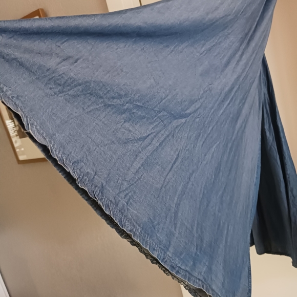 Pull on Super-Wide Flowy Skirt Pants - Picture 8 of 10